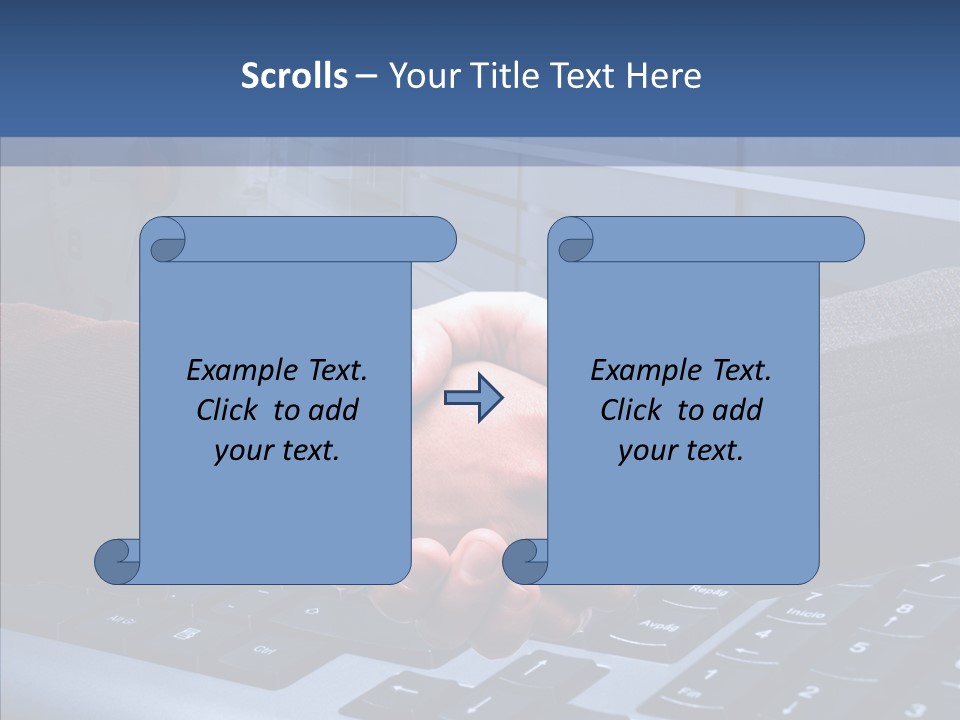 Online Greeting Agreement PowerPoint Template