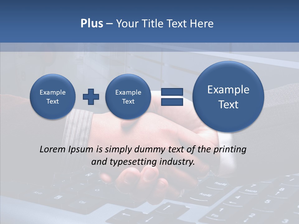 Online Greeting Agreement PowerPoint Template