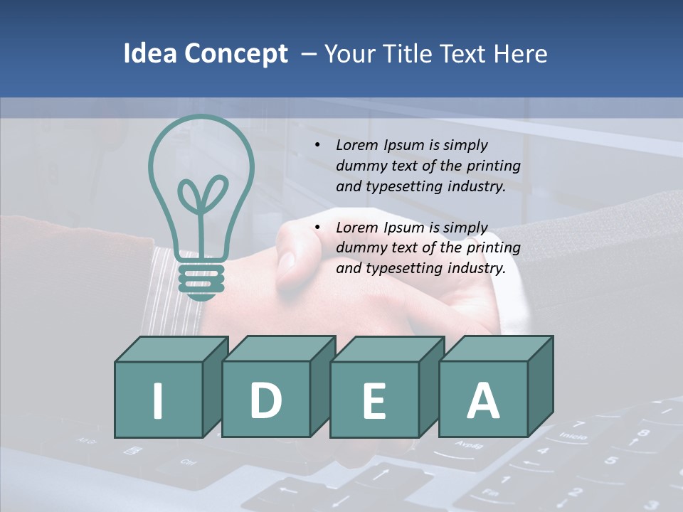 Online Greeting Agreement PowerPoint Template
