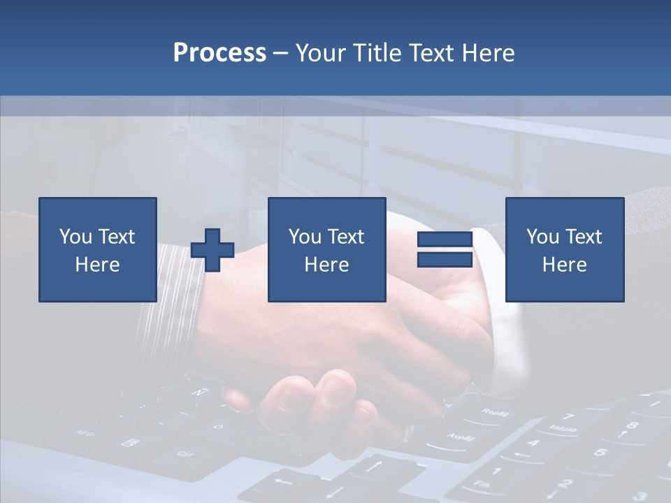 Online Greeting Agreement PowerPoint Template
