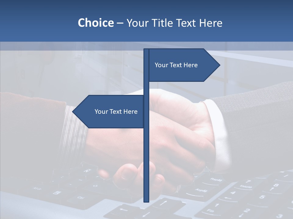 Online Greeting Agreement PowerPoint Template
