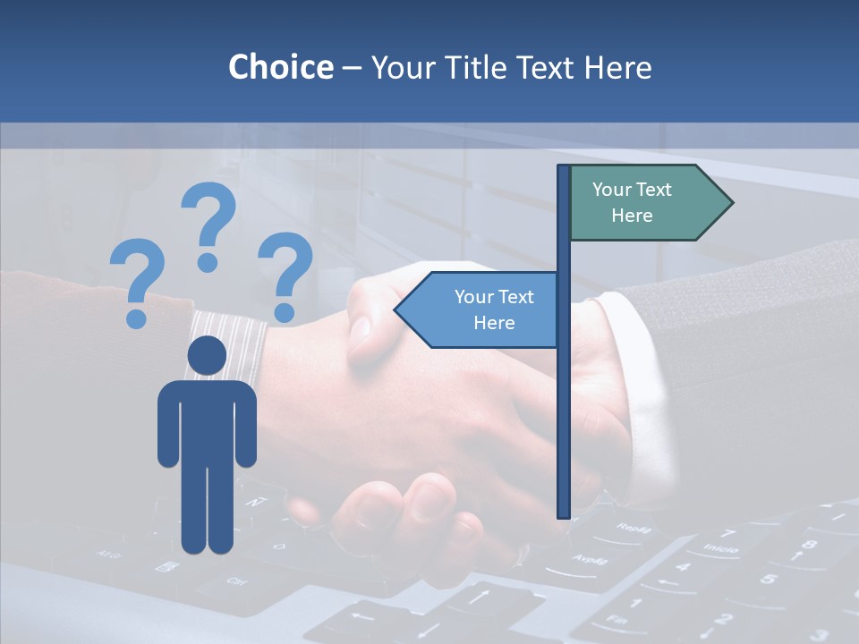 Online Greeting Agreement PowerPoint Template