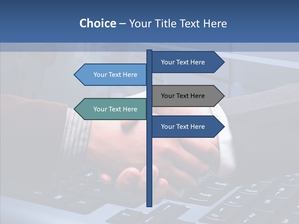 Online Greeting Agreement PowerPoint Template