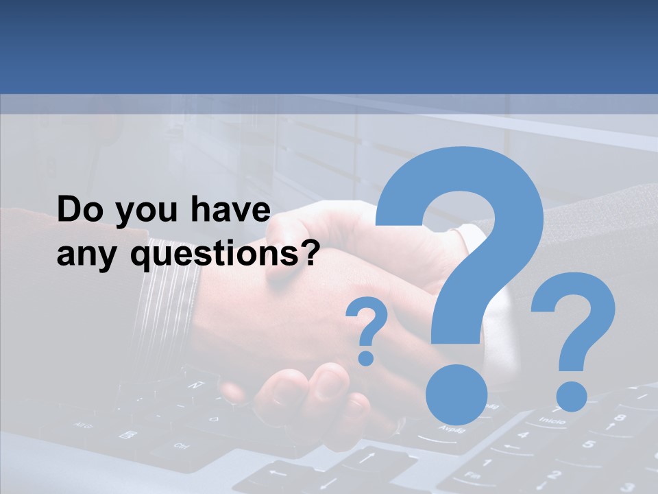 Online Greeting Agreement PowerPoint Template