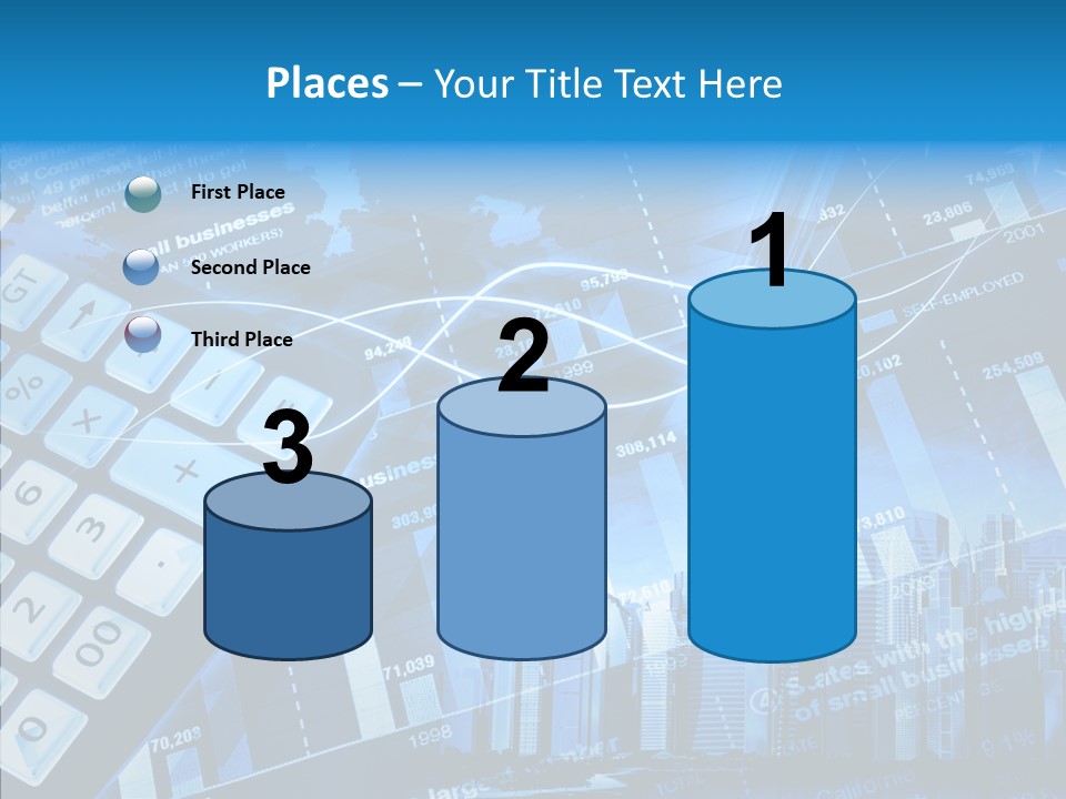Count Note Figure PowerPoint Template