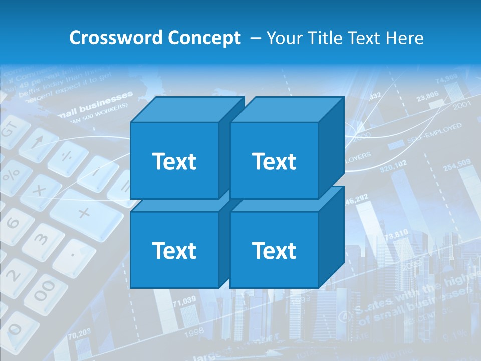 Count Note Figure PowerPoint Template