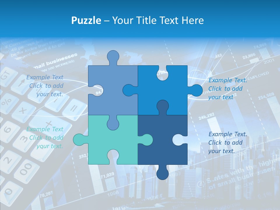 Count Note Figure PowerPoint Template