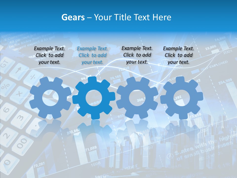 Count Note Figure PowerPoint Template
