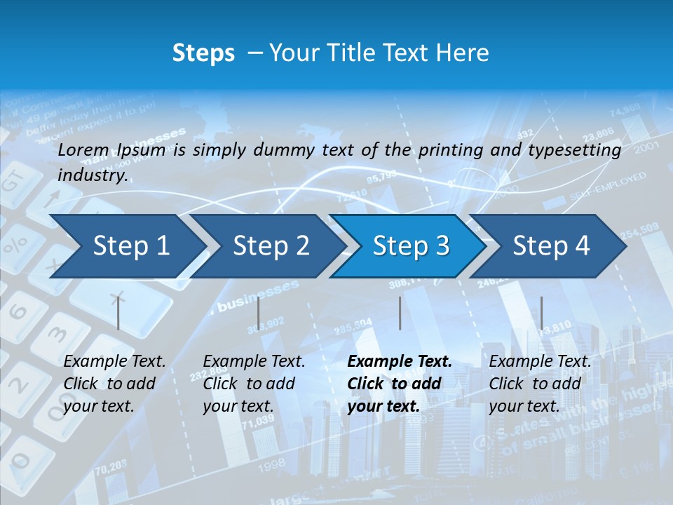Count Note Figure PowerPoint Template