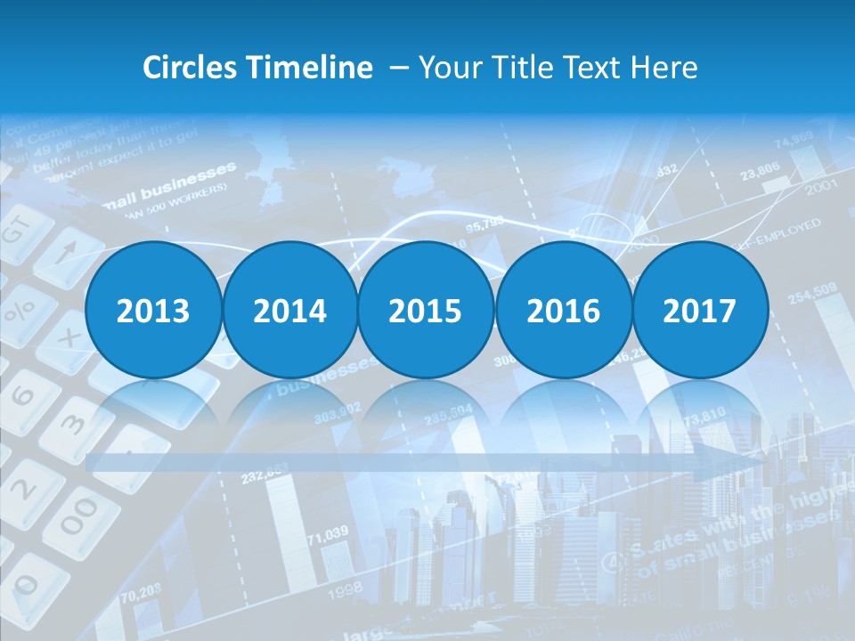 Count Note Figure PowerPoint Template