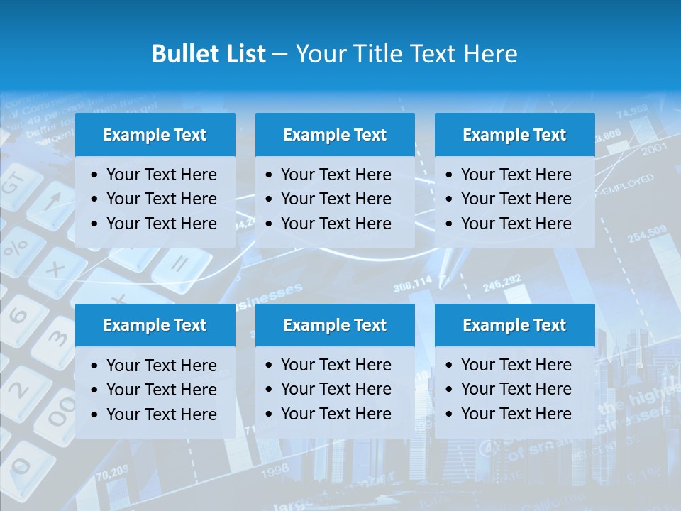 Count Note Figure PowerPoint Template