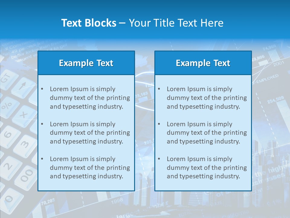 Count Note Figure PowerPoint Template
