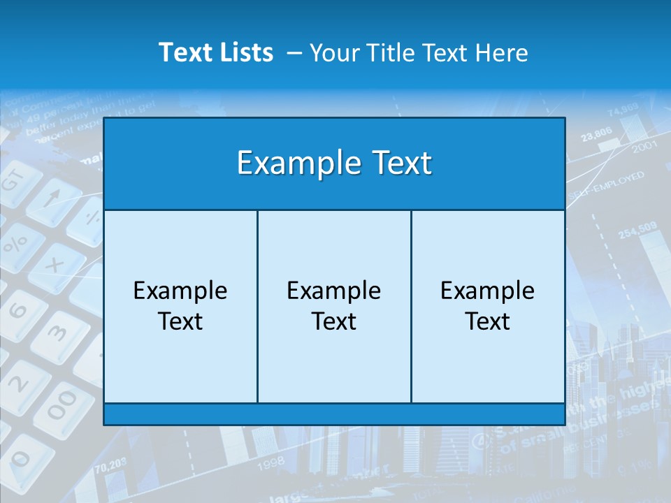 Count Note Figure PowerPoint Template