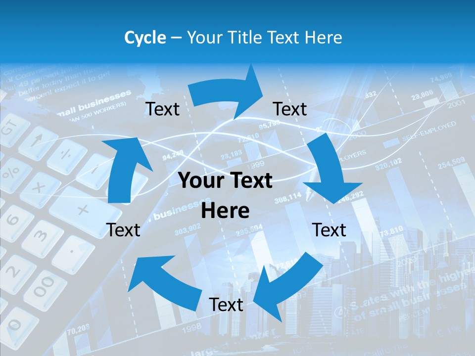 Count Note Figure PowerPoint Template