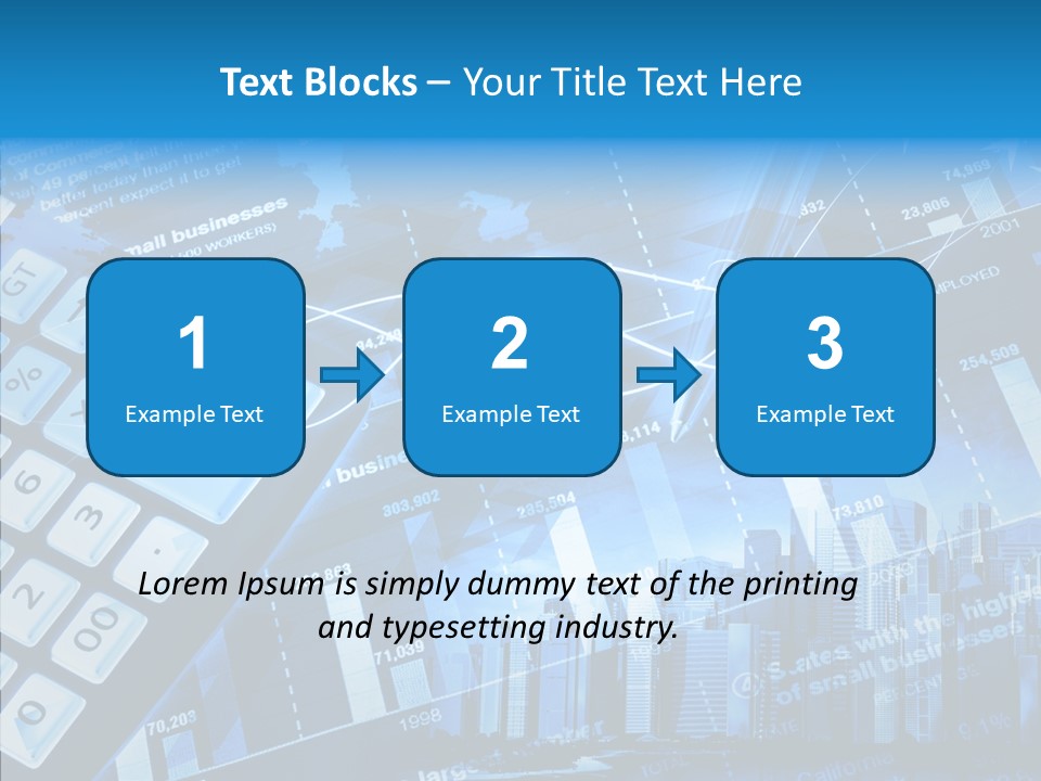 Count Note Figure PowerPoint Template