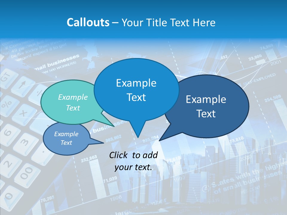 Count Note Figure PowerPoint Template
