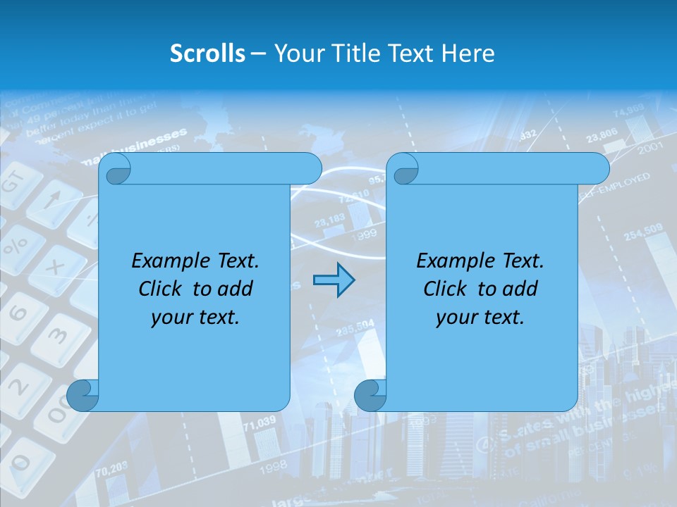 Count Note Figure PowerPoint Template