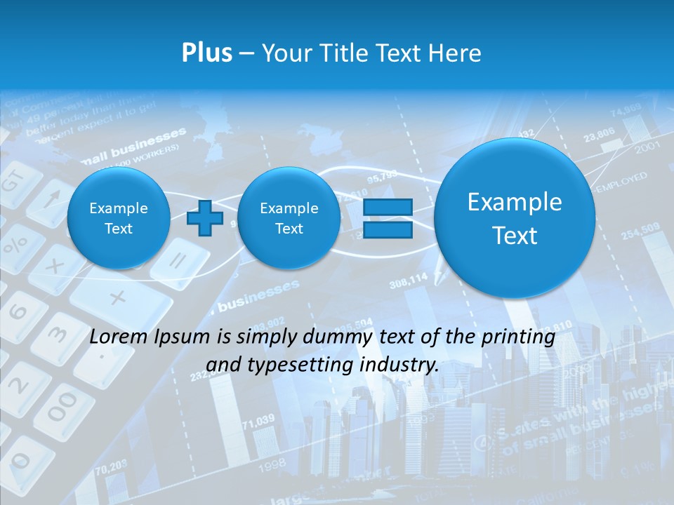 Count Note Figure PowerPoint Template