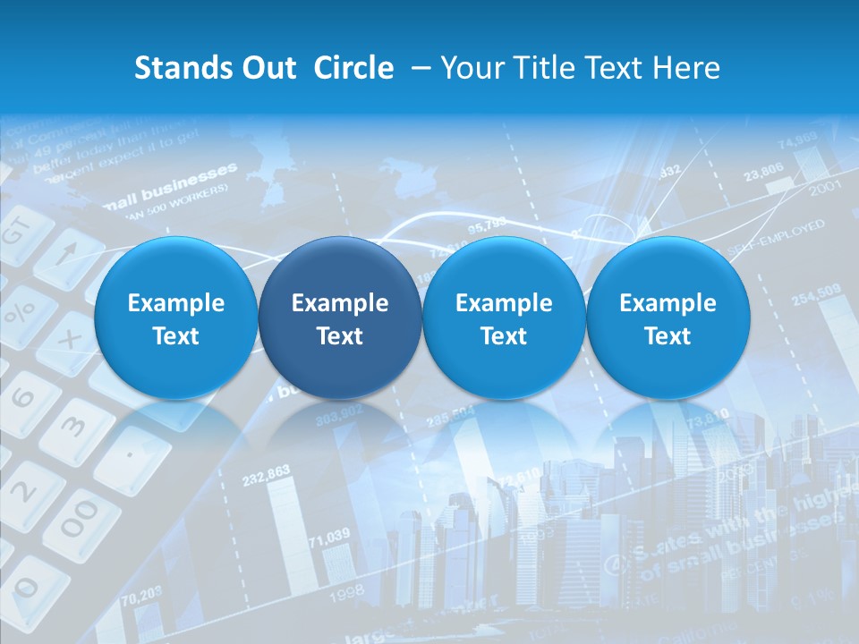 Count Note Figure PowerPoint Template