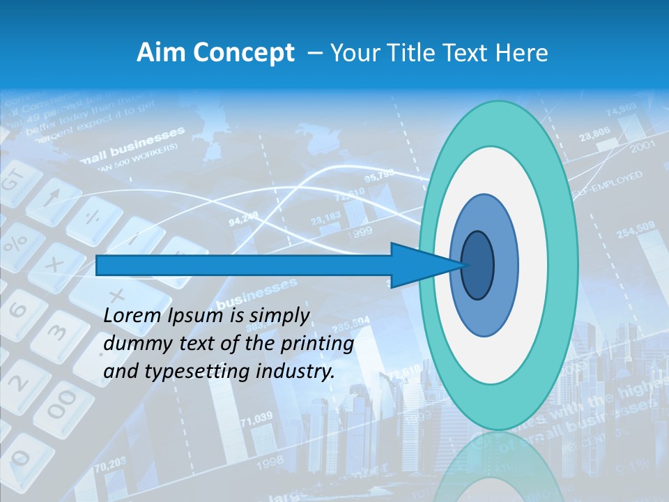 Count Note Figure PowerPoint Template