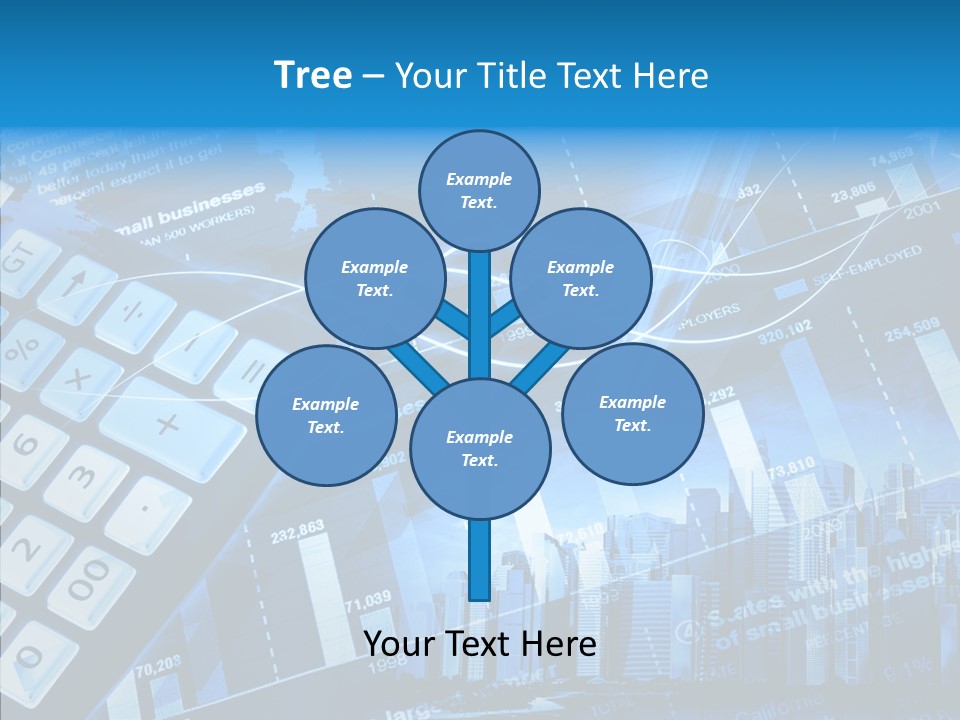Count Note Figure PowerPoint Template
