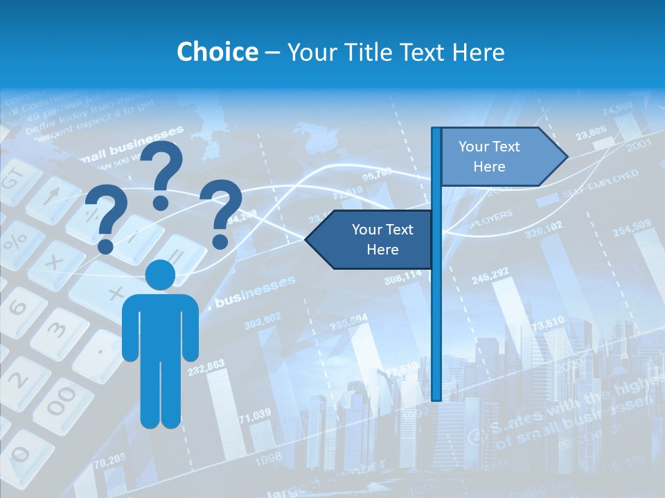 Count Note Figure PowerPoint Template