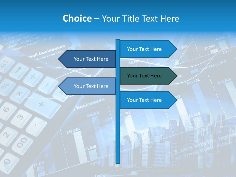 Count Note Figure PowerPoint Template