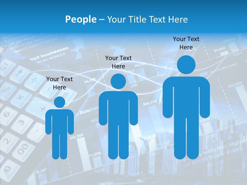 Count Note Figure PowerPoint Template
