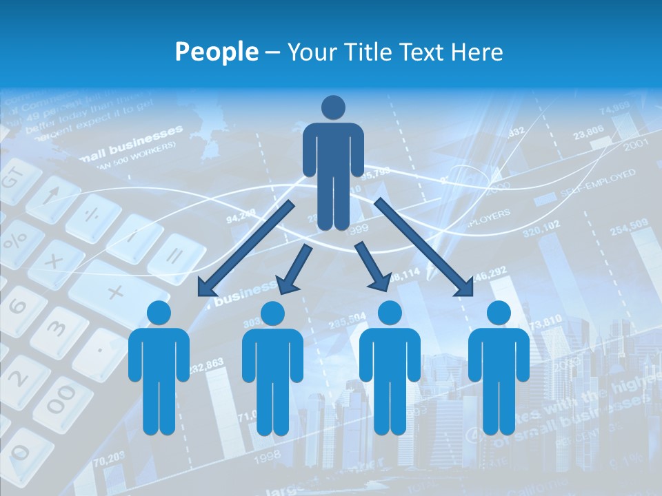 Count Note Figure PowerPoint Template