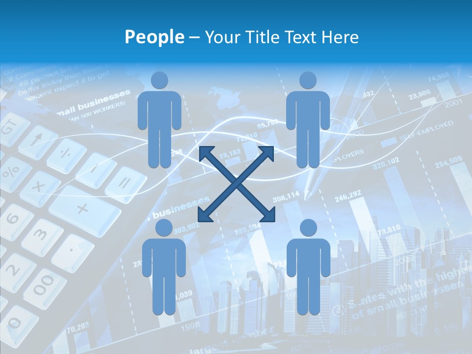 Count Note Figure PowerPoint Template