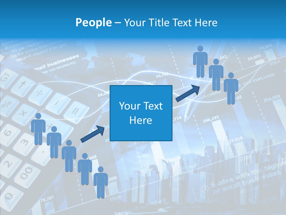 Count Note Figure PowerPoint Template