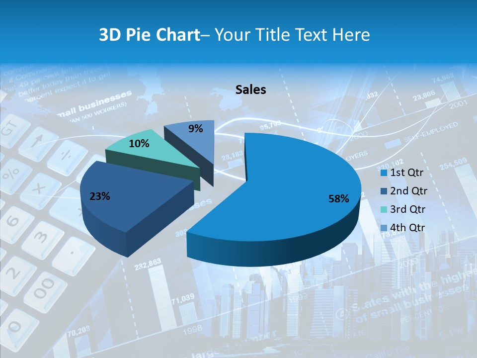 Count Note Figure PowerPoint Template