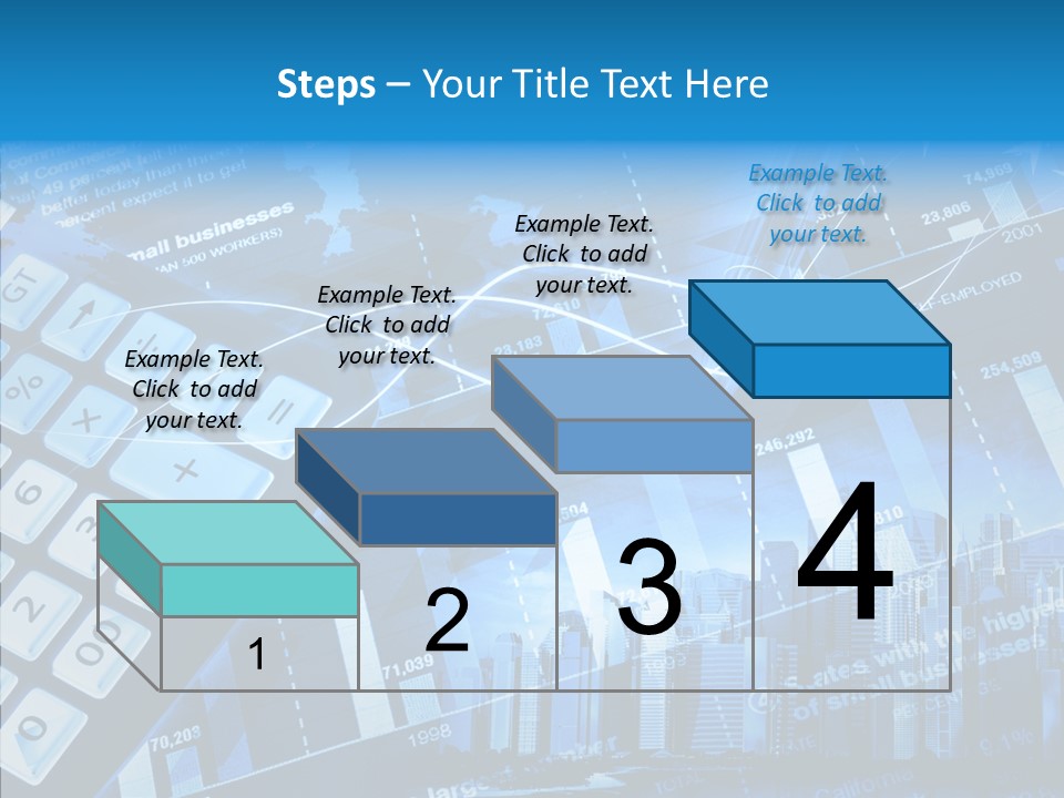 Count Note Figure PowerPoint Template
