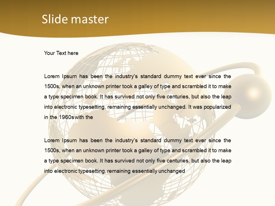 Atmosphere Astronomy Trade PowerPoint Template