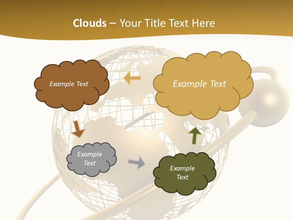 Atmosphere Astronomy Trade PowerPoint Template
