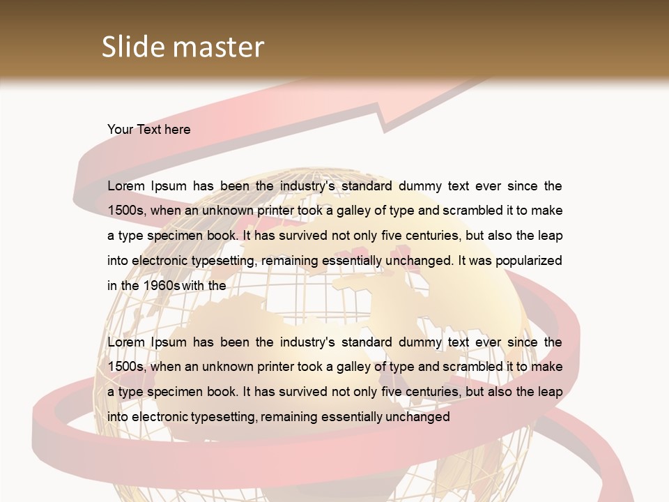 Object Route West PowerPoint Template