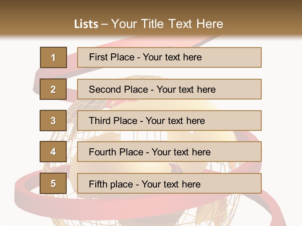 Object Route West PowerPoint Template