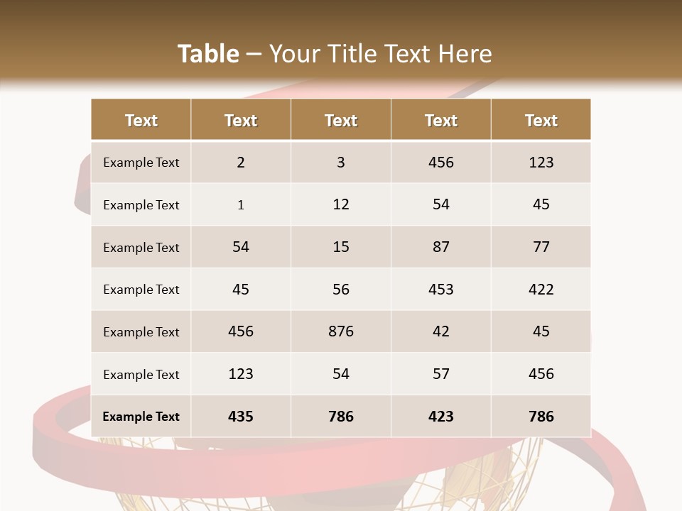 Object Route West PowerPoint Template