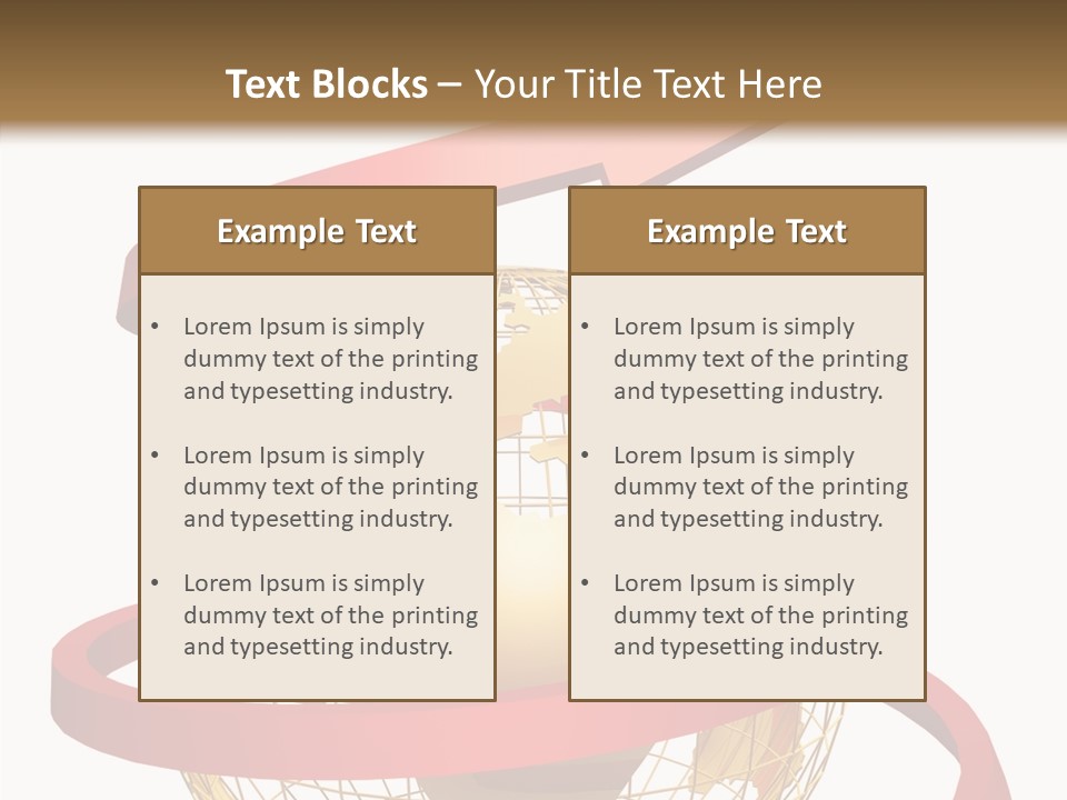 Object Route West PowerPoint Template