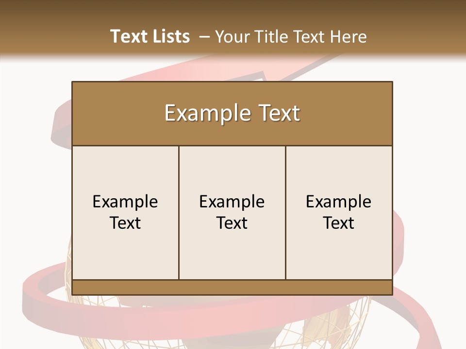 Object Route West PowerPoint Template
