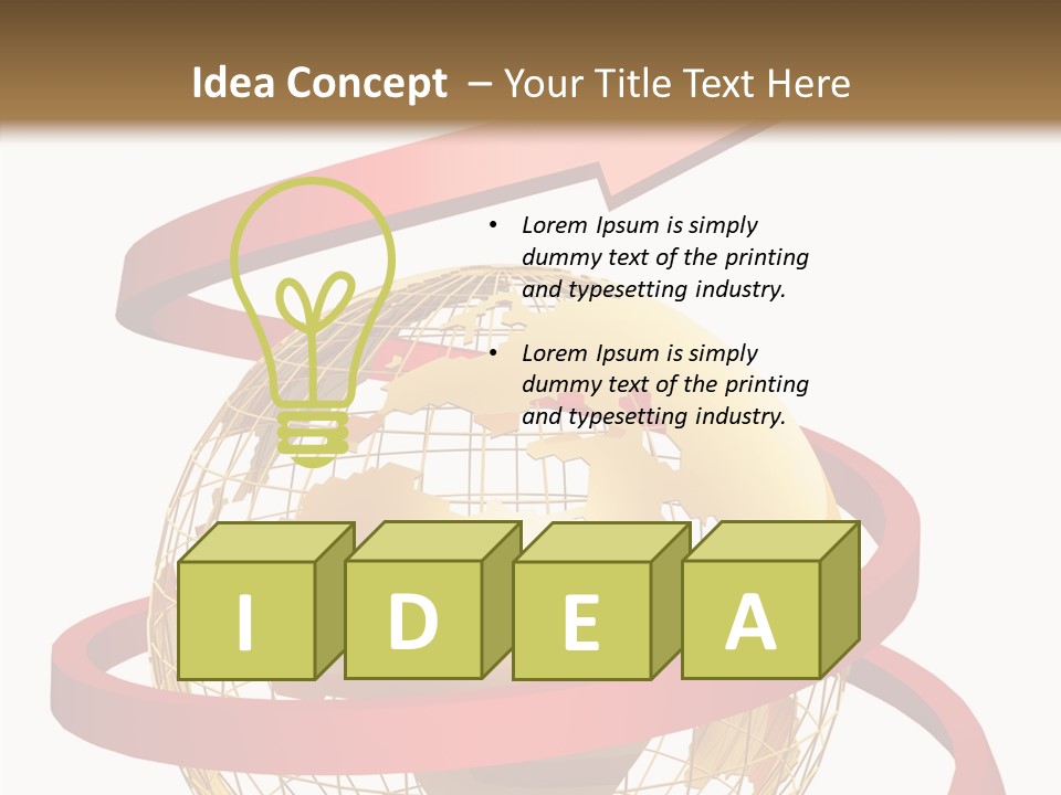 Object Route West PowerPoint Template