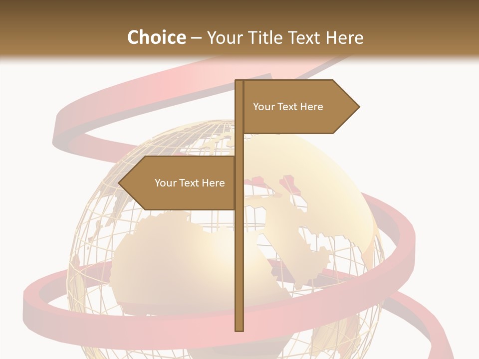 Object Route West PowerPoint Template