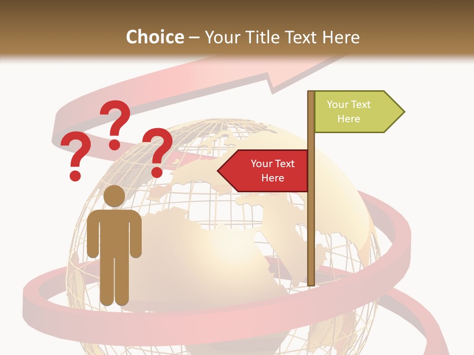 Object Route West PowerPoint Template