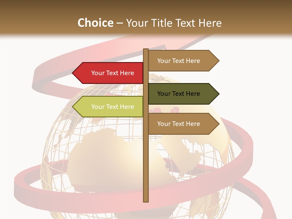 Object Route West PowerPoint Template