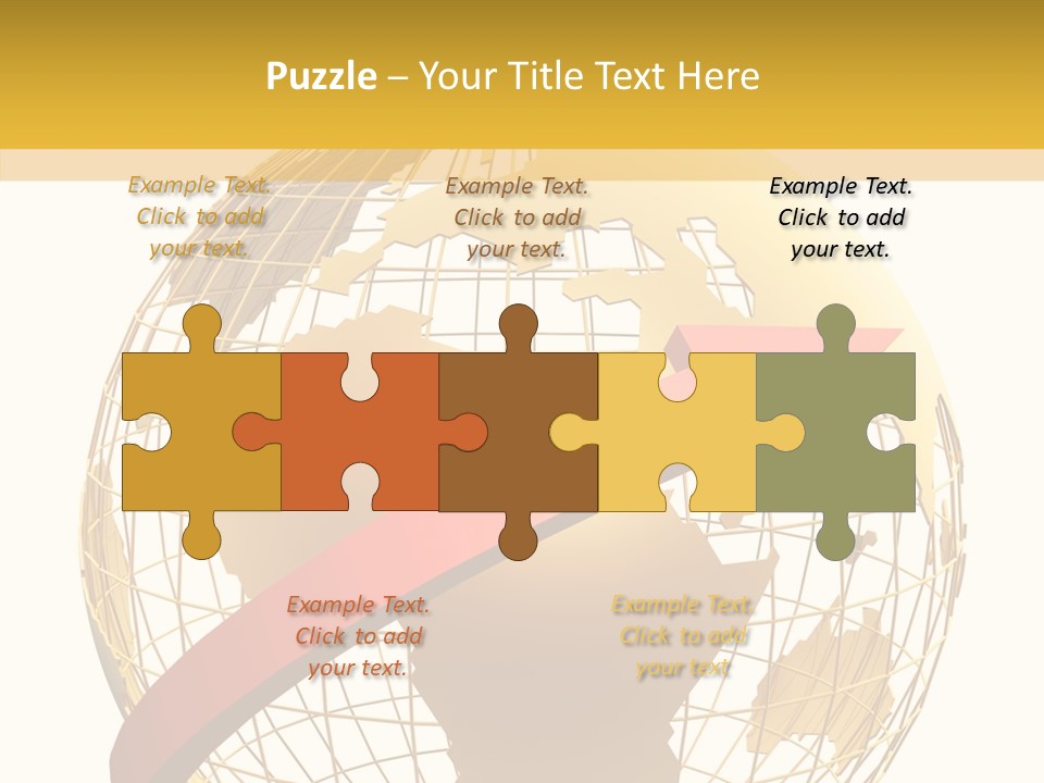 Illustration Geography Trend PowerPoint Template