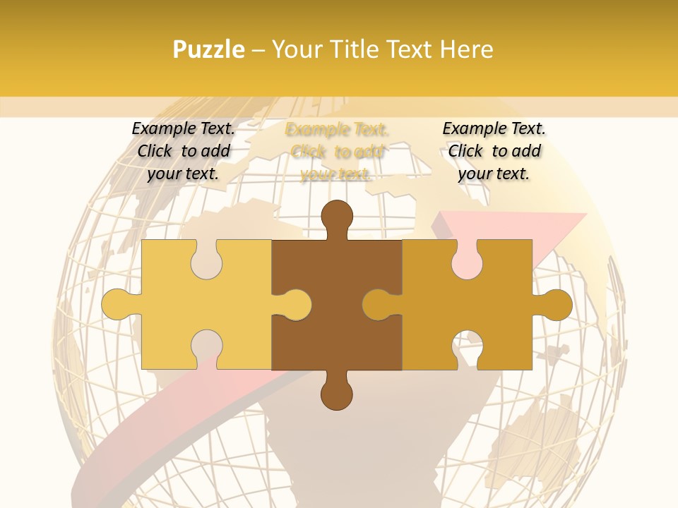 Illustration Geography Trend PowerPoint Template