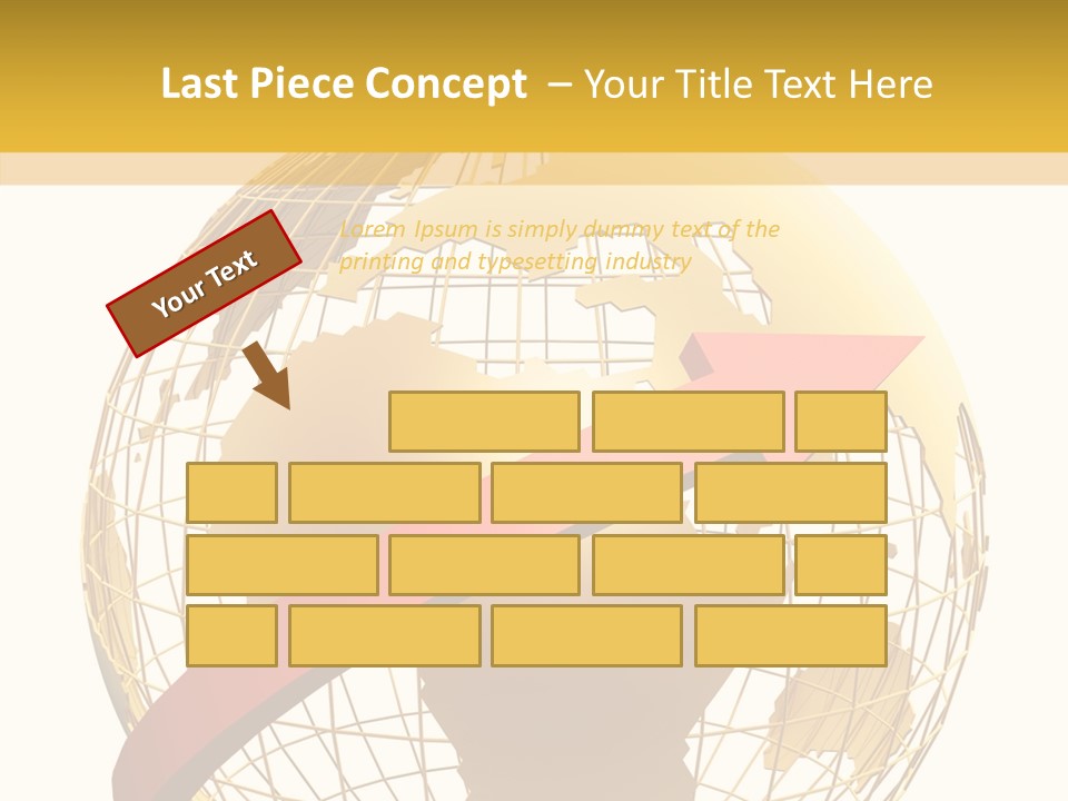 Illustration Geography Trend PowerPoint Template