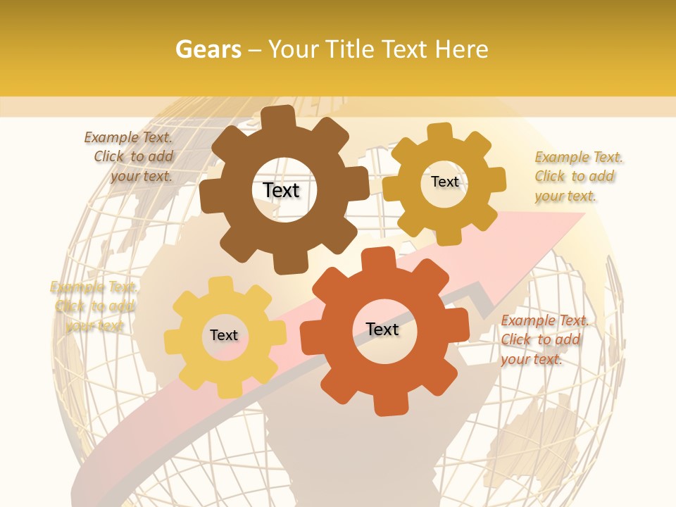 Illustration Geography Trend PowerPoint Template