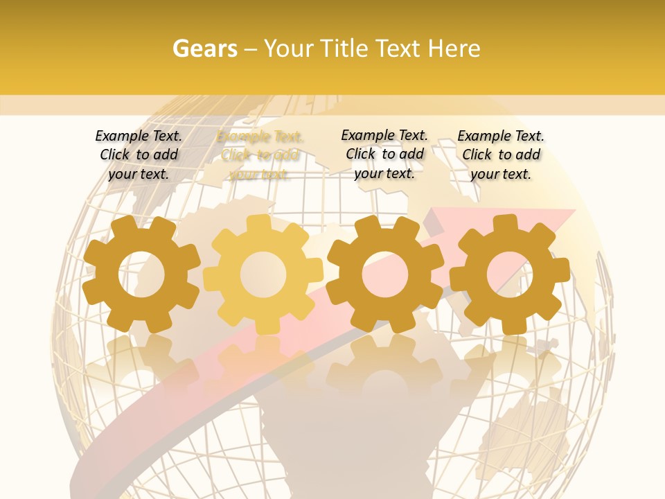 Illustration Geography Trend PowerPoint Template