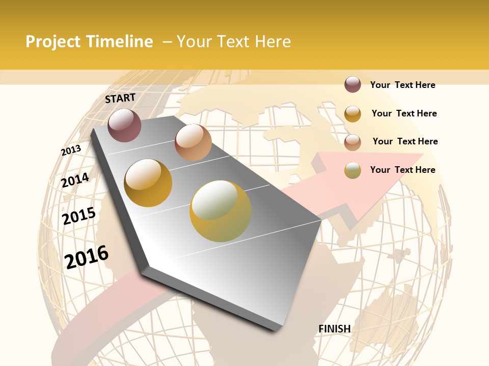 Illustration Geography Trend PowerPoint Template